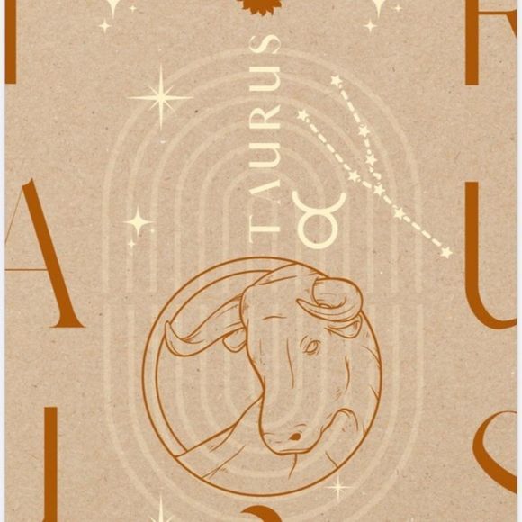 Taurus zodiac sign constellation boho art print - Picture 2 of 2